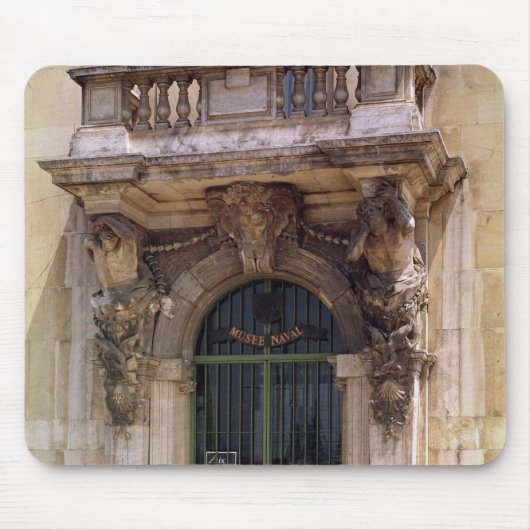 博物館の入口の眺め マウスパッド (正面)