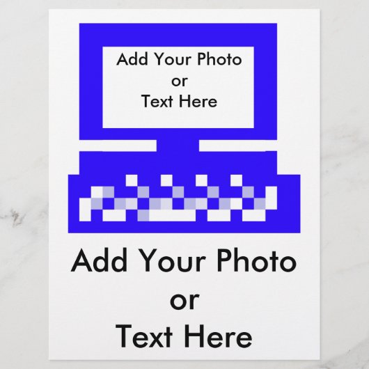 博物館の芸術家シリーズイメージコンピュータ青 チラシ (正面)