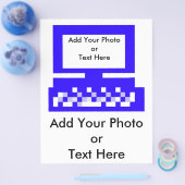 博物館の芸術家シリーズイメージコンピュータ青 チラシ (シングル)