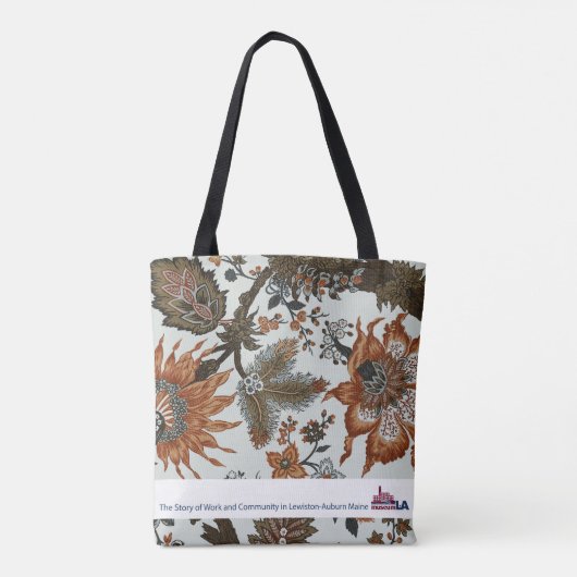 博物館のLAの伝統的なトート トートバッグ (裏面)