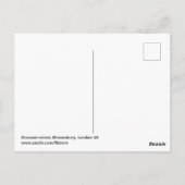 博物館通り,ブルームズベリー,ロンドン英国はがき ポストカード (裏面)