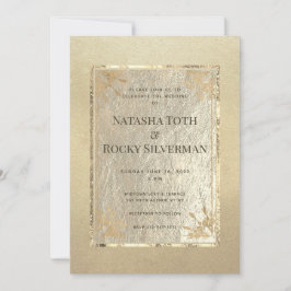 博物館金ゴールド結婚事件&パーティー 招待状