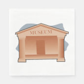 博物館 スタンダードランチョンナプキン (正面)