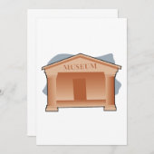 博物館 招待状 (正面/裏面)