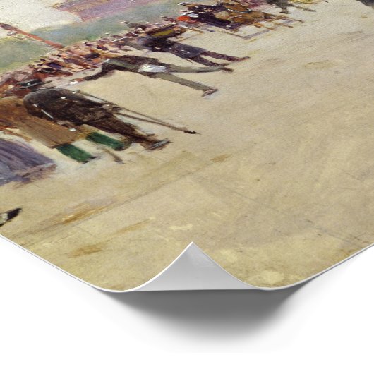 博覧会への入学， 1889 ポスター (角)