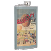 博覧会ポスターの捕虜気球の乗車 フラスク (右)