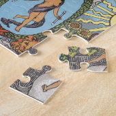 占いカードのコラージュ ジグソーパズル (側面)