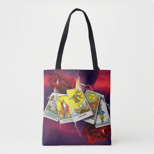 占いカードのトート トートバッグ (正面)