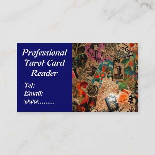 占いカードの読書名刺 名刺 (正面)