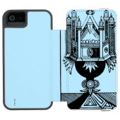 占いカード: コップのエース INCIPIO iPhoneウォレットケース (フォリオ Open)