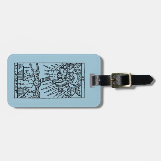 占いカード: 判断 ラゲッジタグ (正面横)