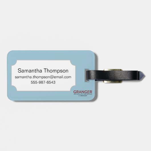 占いカード: 判断 ラゲッジタグ (裏面横)