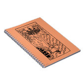 占いカード: 剣のエース ノートブック (右側)