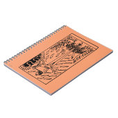 占いカード: 剣のエース ノートブック (左側)