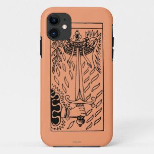 占いカード: 剣のエース iPhone 11 ケース
