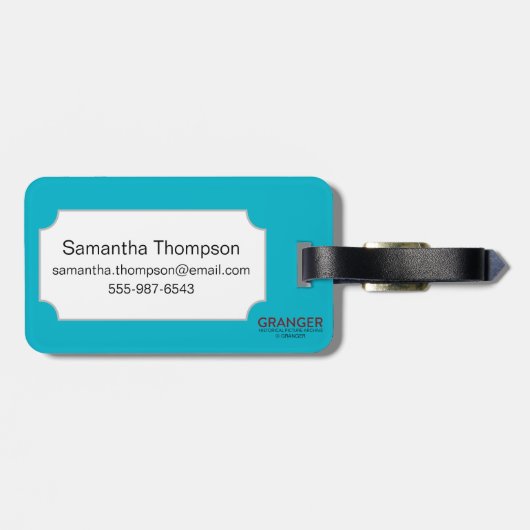 占いカード: 強さ ラゲッジタグ (裏面横)