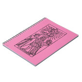 占いカード: 恋人 ノートブック (左側)