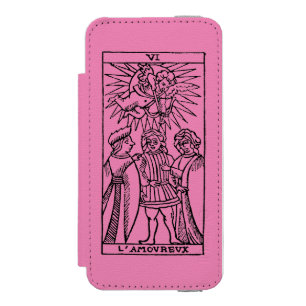 占いカード: 恋人 iPhone SE/5/5sウォレットケース