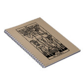 占いカード: 悪魔 ノートブック (右側)