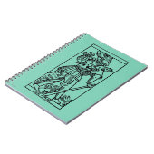 占いカード: 愚か者 ノートブック (左側)