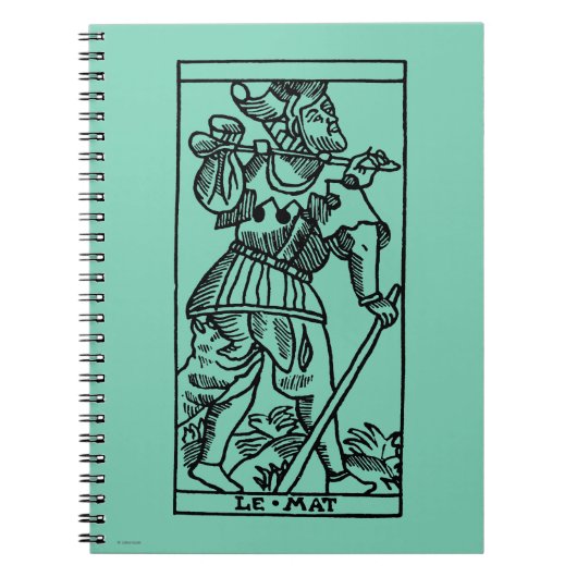 占いカード: 愚か者 ノートブック (正面)