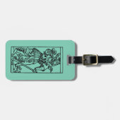 占いカード: 愚か者 ラゲッジタグ (正面横)