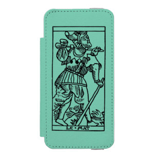 占いカード: 愚か者 iPhone SE/5/5sウォレットケース