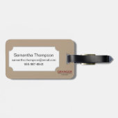 占いカード: 曲芸師 ラゲッジタグ (裏面横)