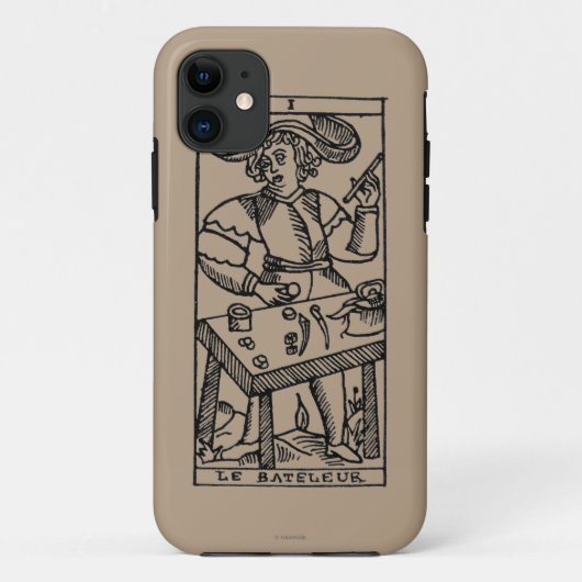 占いカード: 曲芸師 Case-Mate iPhoneケース (裏面)