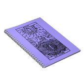 占いカード: 月 ノートブック (右側)