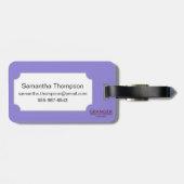 占いカード: 月 ラゲッジタグ (裏面横)