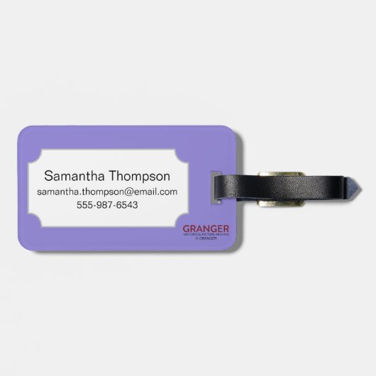 占いカード: 月 ラゲッジタグ (裏面横)