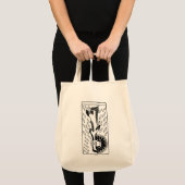 占いカード: 棒のエース トートバッグ (正面(商品))