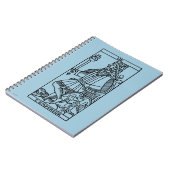 占いカード: 皇帝 ノートブック (左側)