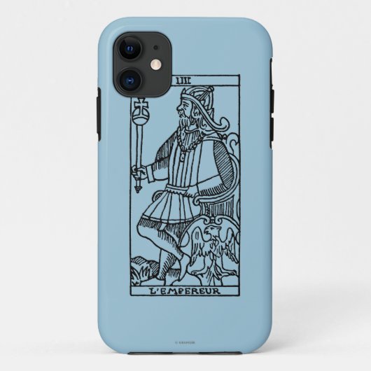占いカード: 皇帝 Case-Mate iPhoneケース (裏面)