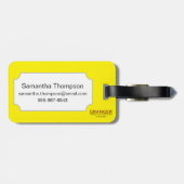 占いカード: 禁酒 ラゲッジタグ (裏面横)