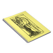 占いカード: 隠者 ノートブック (右側)