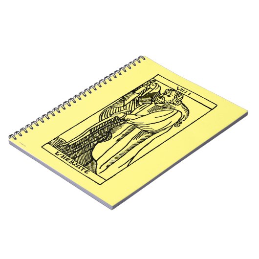 占いカード: 隠者 ノートブック (左側)