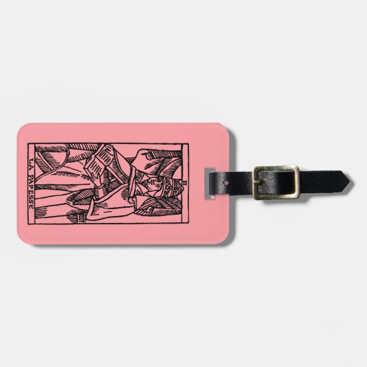 占いカード: Popess ラゲッジタグ (正面横)