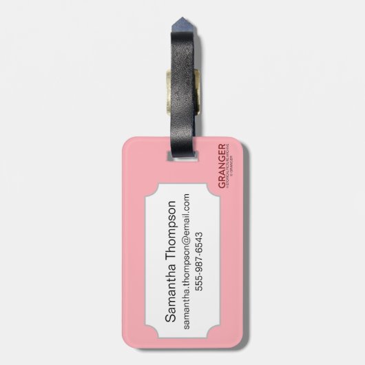 占いカード: Popess ラゲッジタグ (裏面縦)