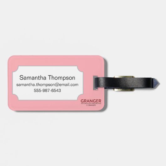 占いカード: Popess ラゲッジタグ (裏面横)