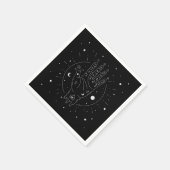 占いモダン師の神秘的な手引 スタンダードカクテルナプキン (角)