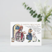 占い師が新年の成功を予測 シーズンポストカード (スタンド正面)