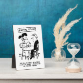 占い師が赤字を予測 フォトプラーク (側面)