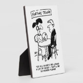 占い師が赤字を予測 フォトプラーク (側面)