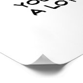 占い師が赤字を予測 ポスター (角)