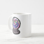占い師のクリスタル・ボールのマグ コーヒーマグカップ (正面左)
