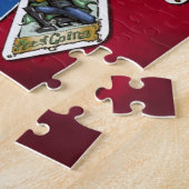 占い師のタロットのクリスタル・ボールのパズル ジグソーパズル (側面)