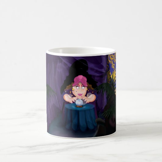 占い師のテント コーヒーマグカップ (中央)