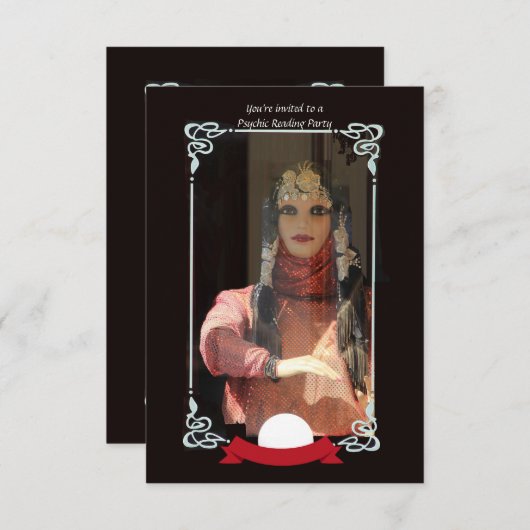 占い師の招待状 招待状 (正面/裏面)